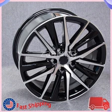 18x8 inch Wheel Rim For Toyota Camry 2021 2022 2023 Machined Black 95093