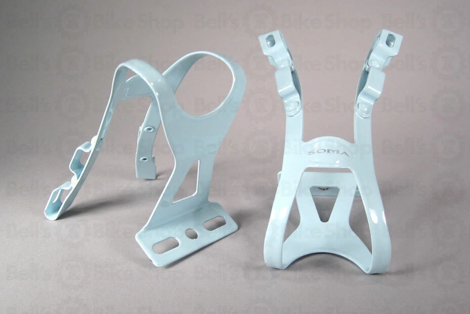 Soma Oppy XX 2 Strap Toe Clips Light Blue L XL Pair Track Fixed Road Bike