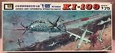 LS 1:75 Mitsubishi KI-109 Vintage Model Airplane Kit No. 153-450