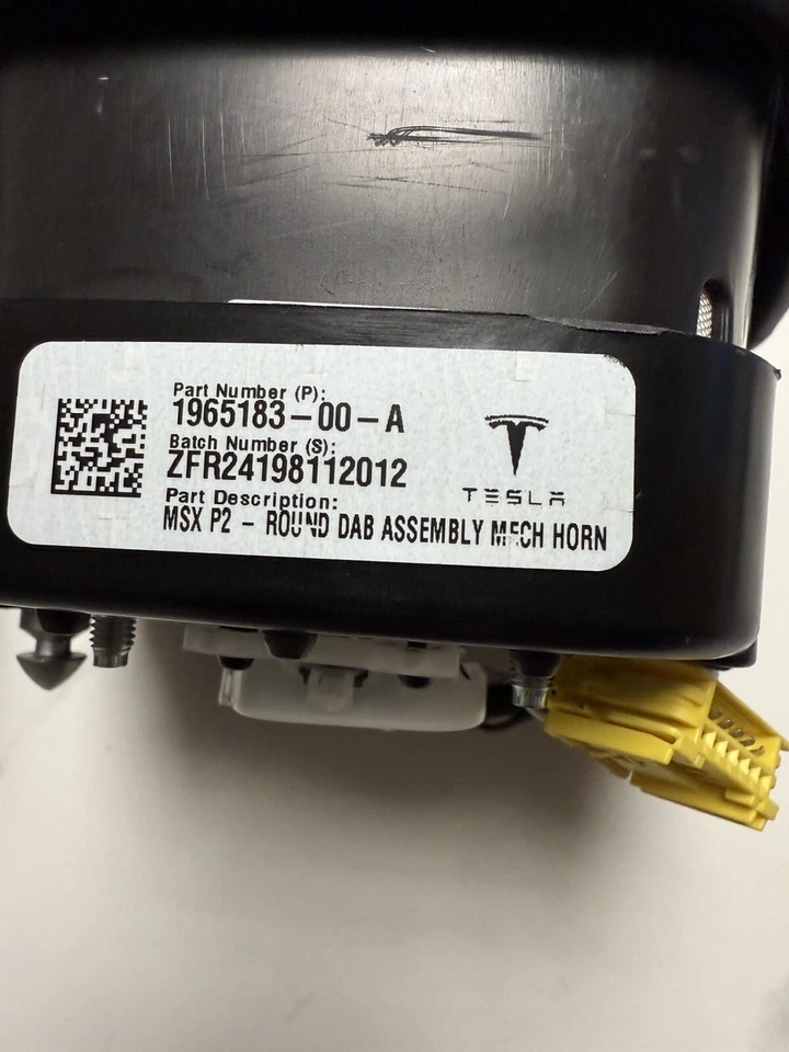2023-24 Tesla модель X/S круглое колесо с рожком новая версия - Изображение 3 из 4