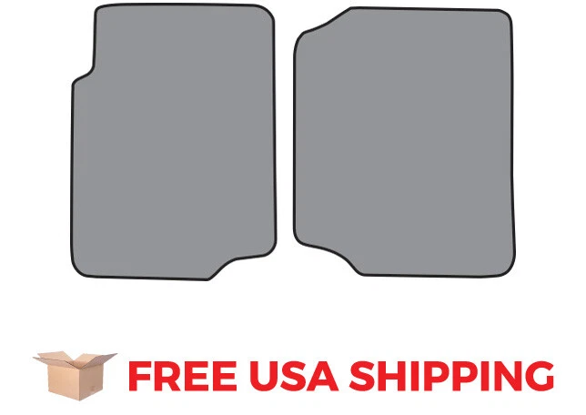 FITS 1981-1984 Jeep Scrambler Floor Mat Frt Row 2pc Cutpile Foto 2 de 4