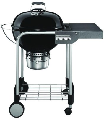 Weber 22 in. Performer Charcoal Grill Black Built-In Thermometer Storage Rack