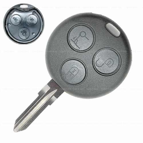 Alloggiamento di ricambio chiave adatto per Smart Fortwo 450 452 Citycoupe Roadster - Foto 3 di 6