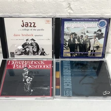 Dave Brubeck CD Bundle (4) - Quartet * Paul Desmond * LIVE Bop Cool Jazz NM