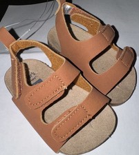 CARTERS Child of Mine sandals tan/brown size 0-3 months