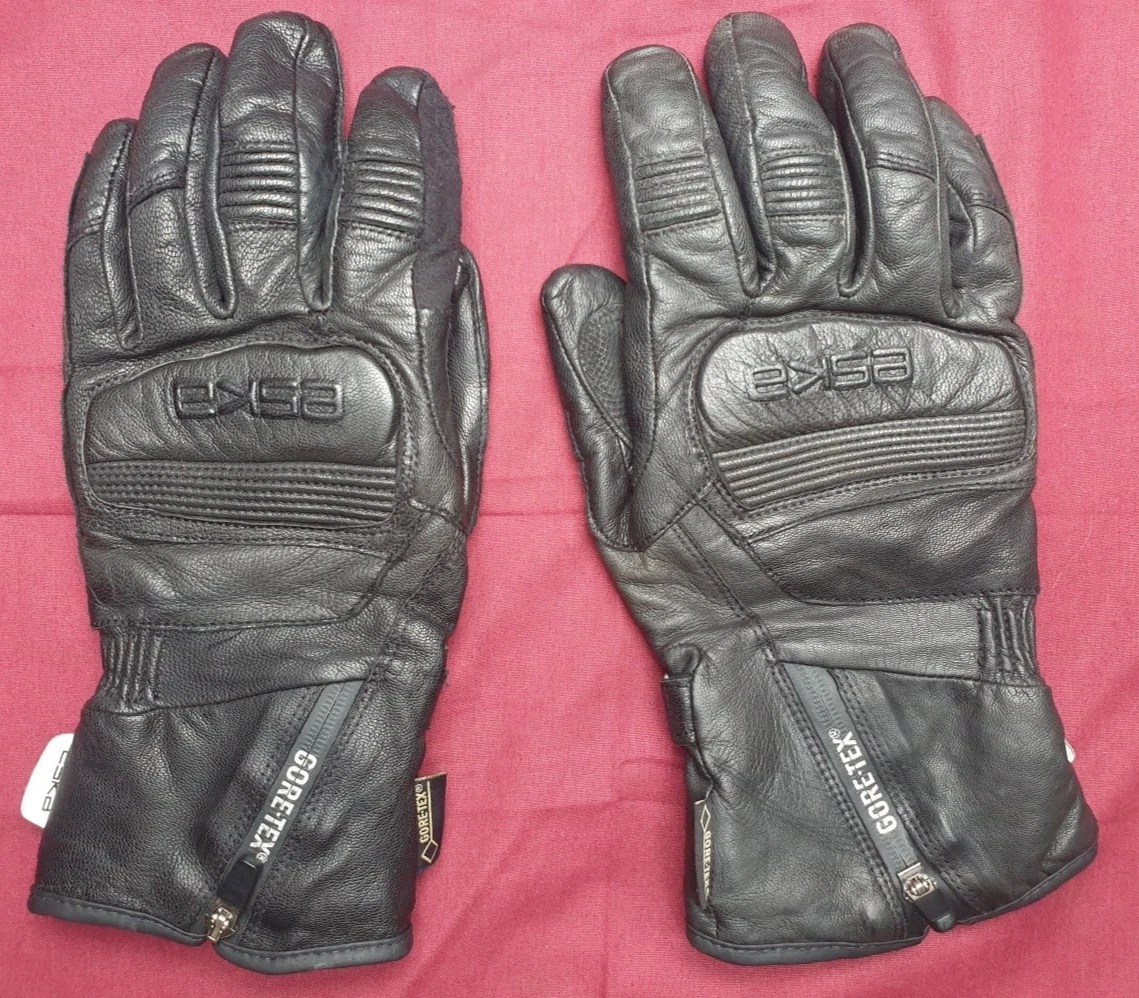 ESKA GTX Goretex Xtrafit Summer Waterproof Leather Motorcycle Gloves - XL