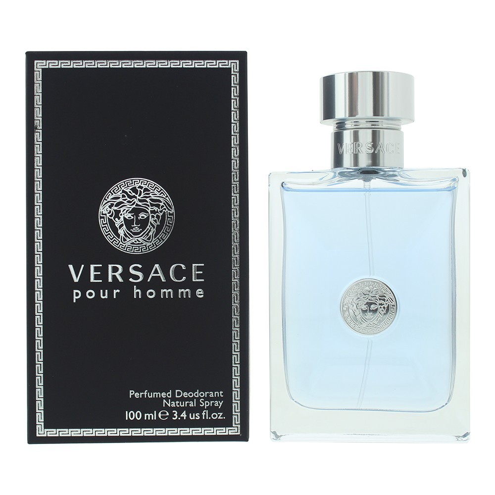 Versace Pour Homme Perfumed Deodorant Natural Spray 100Ml - Image 2
