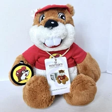 Buc-ees Bucee Beaver Warmies Plush Stuffed Animal Microwaveable Weighted NWT New
