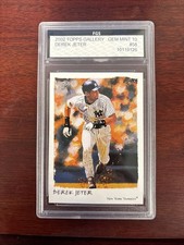 2002 Topps Gallery - Derek Jeter #58 FGS GEM MINT 10