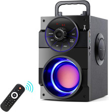 Portable Bluetooth Speakers with Subwoofer Rich Bass Wireless Outdoor/Indoor Par