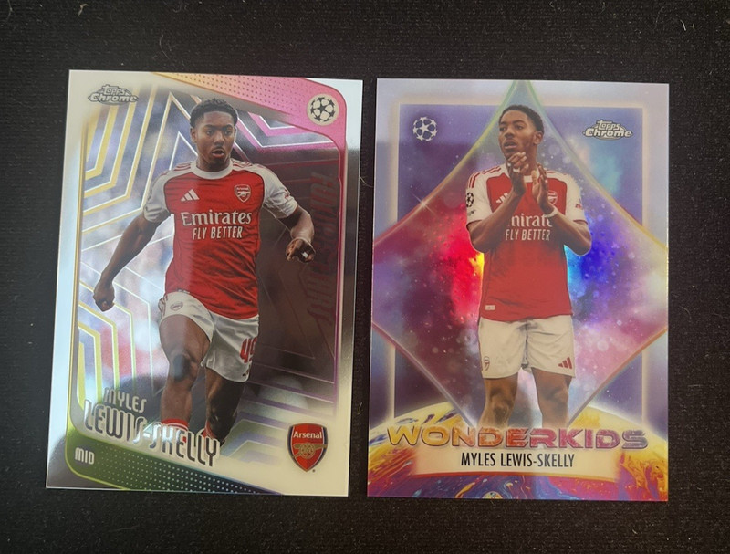 2025-26 Topps Chrome UEFA Wonderkids & Future Stars- Myles Lewis-Skelly