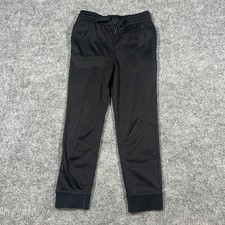 Gap Fit Jogger Pants Boys 20x19 Black Logo Ta...