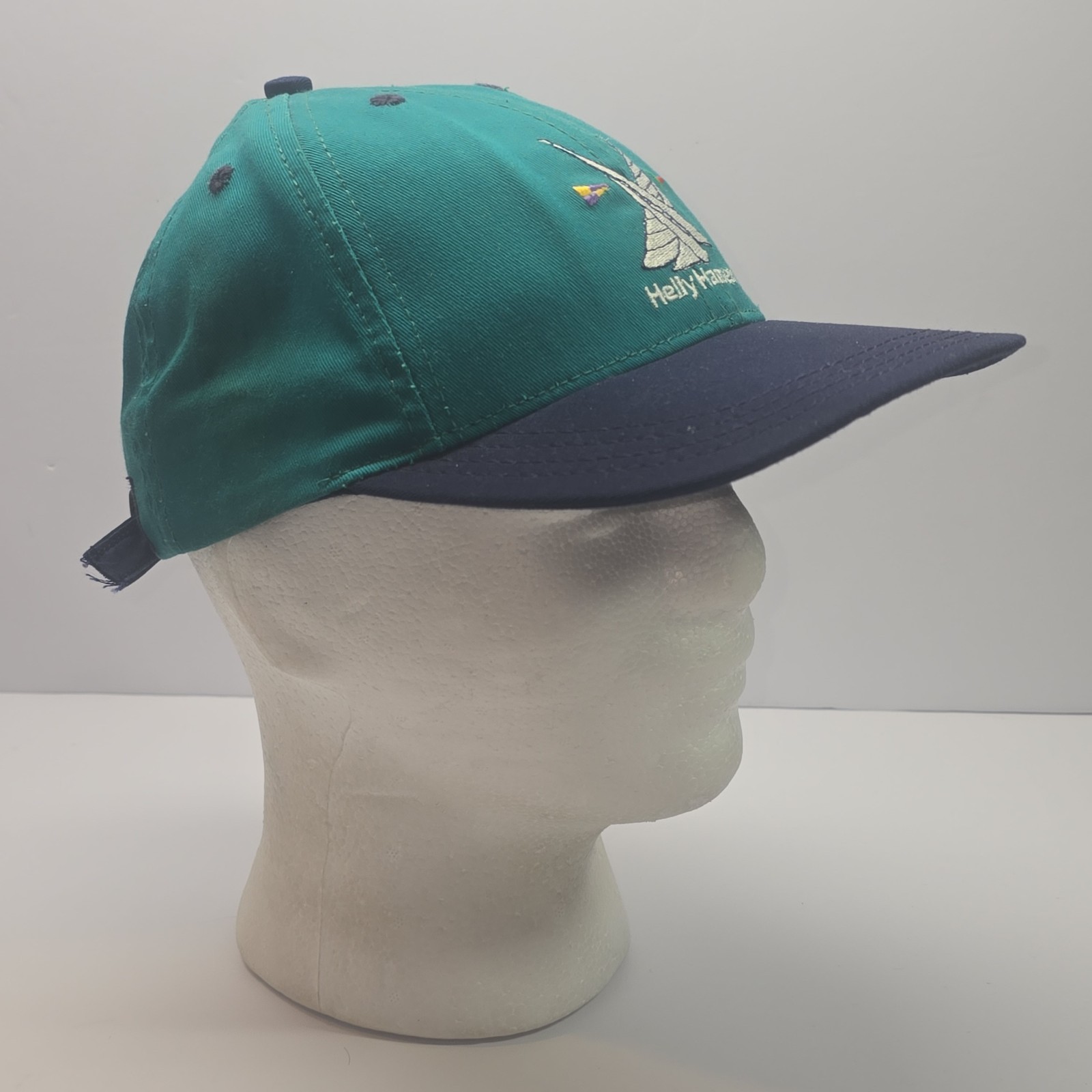 Helly Hansen Strapback Hat Teal Navy Sailing Outd… - image 5