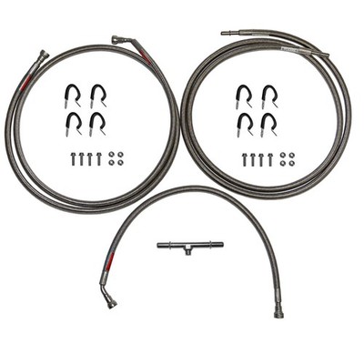 For GMC Yukon 2008-14 4WD 5.3L Quick Fix Fuel Line Kit Stainless MDFF0026SS-CPP