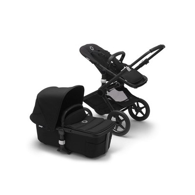 USED Bugaboo Fox 3 Complete Full-Size All-Terrain Stroller, GRAY-BLACK