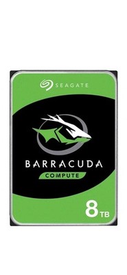 8TB 3.5'' SATA3 Seagate BarraCuda Festplatte intern HDD 6GB/s PC Computer Bulk