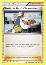 Professor Birch's Observations - Uncommon - Pokemon Card   Primal Clash  134/160