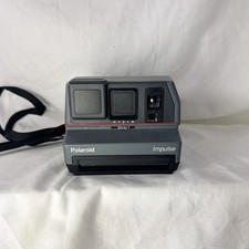 Vintage 1988-1994 Polaroid Impulse AF 600 Instant Film Camera W/ Strap Untested