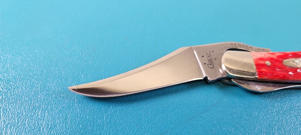 CASE XX 61953 L CV Russlock Folding Pocket Knife Jigged Red TR461 | eBay