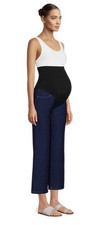 NEW Time and Tru Maternity Straight Leg Jean Jeggings Dark Denim Small 4 / 6