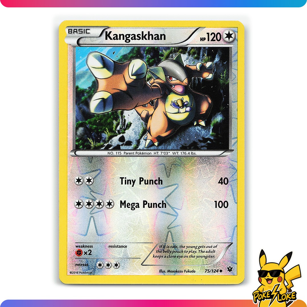 Kangaskhan - 75/124 - Reverse Holo - Fates Collide - [LP]