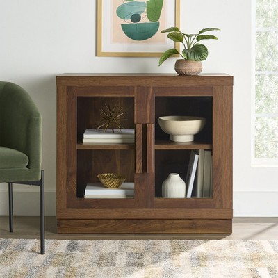 Better Homes & Gardens Ezra Accent Cabinet, Walnut Finish
