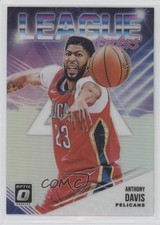 2018-19 Panini Donruss Optic League Leaders Holo Prizm Anthony Davis #5 04dh