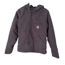 Carhartt Men  s Small Washed Duck Sierra Sherpa Lined Jacket.