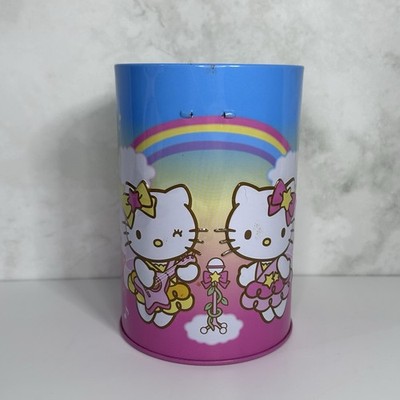 2010s Y2K Style Hello Kitty Tin Container Missing Lid 2012