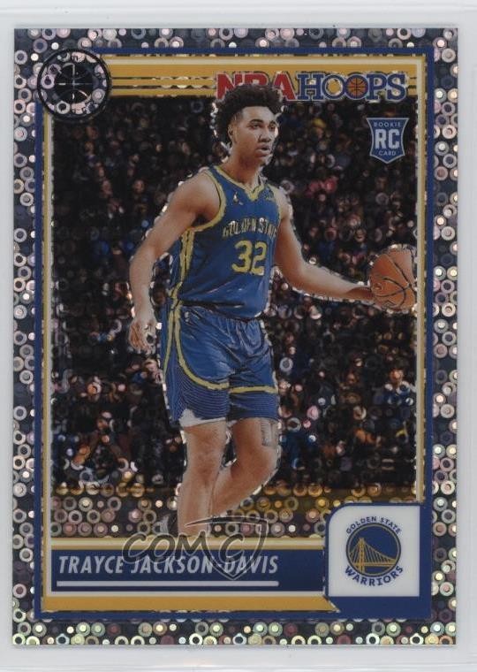 2023 NBA Hoops Premium Stock Disco Prizm Trayce Jackson-Davis #68 Rookie RC 18ef