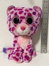 TY Beanie Boos GLAMOUR Leopard 10” MEDIUM Plush Stuffed Toy 2015