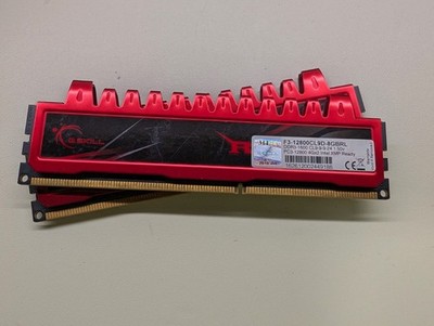 G.SKILL Ripjaw 8GB (4Gx2) DDR3 1600 PC3-12800 Desktop Memory RAM F3-12800CL9D