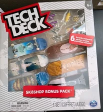 TECH DECK Sk8shop Bonus Pack "APRIL" NEW 6 BOARDS + ACCESSORIES NEW HOT  L@@K!