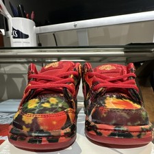 Nike SB Dunk Low Pro QS (TD) Varsity Red Wizard of Oz 6C Unisex Kids Sneaker