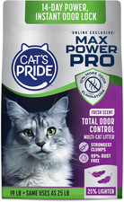 Max Power Pro Lightweight Cat Litter, Fresh Scent with Total Odor Control, 99 D