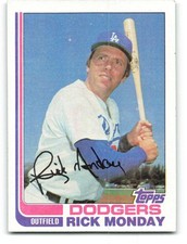 1982 Topps #577 Rick Monday EX Excellent Dodgers