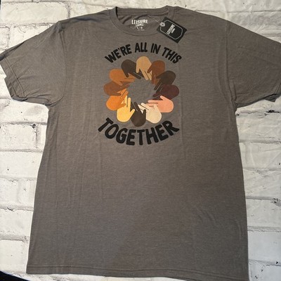 Leisure Lounge (2) Unisex Men s Large T-shirts Gray We re All In This Together