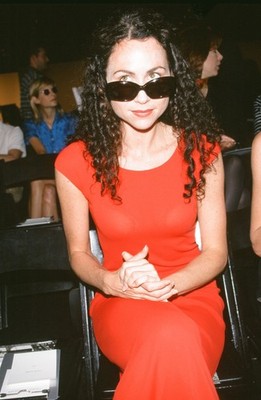 LMP92-128 1990s Actress Minnie Driver DKNY Celeb Event Orig 35mm COLOR SLIDE