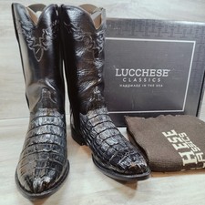 Lucchese Classics GA Hornback Crocodile Cowbo...