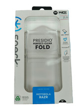 Speck Presidio Perfect-Clear Fold Case for Motorola Razr 2024 - Clear