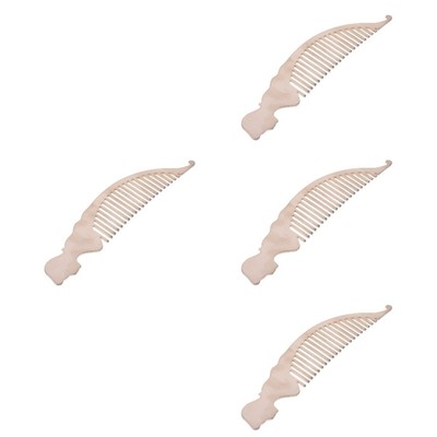  4 PCS Haar Kamm Metall Haarschneidekamm Professioneller Friseurkamm