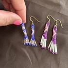 Handmade Beaded Earrings — photo 2