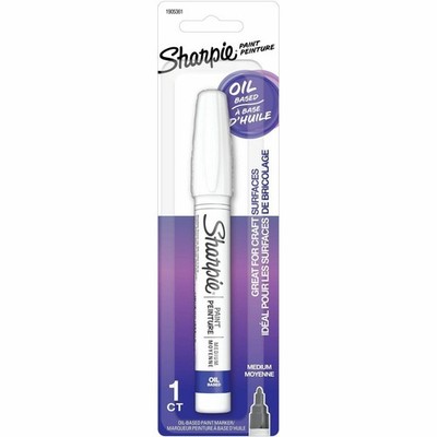 Sanford 1905361 Sharpie Oil-Based Paint Marker Medium Point White