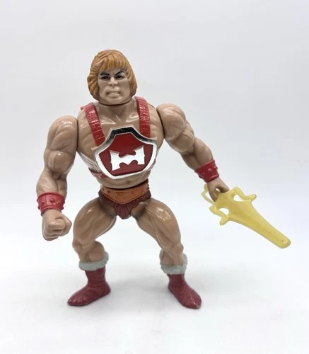 MOTU Thunder Punch He-Man Gold Sword 1985 Vintage Masters of the Universe Figure