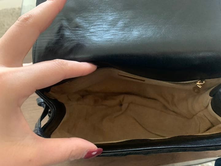 Vintage Bottega Veneta Intrecciato Leather Shoulder Bag Black Rare Authentic thumbnail 4