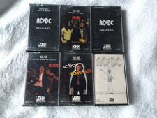 AC/DC cassette lot of 6 