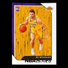 Svi Mykhailiuk RC 2018-19 Panini NBA Hoops Rookie Lakers