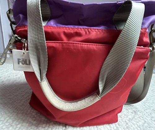 George, Gina & Lucy, Tasche, NEU! Rot-Violett, ca. 40 × 40 cm - Bild 12 von 19