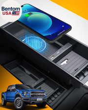Wireless Charger For F150 2009-2023 2024 2025 Center Console Organizer Box For