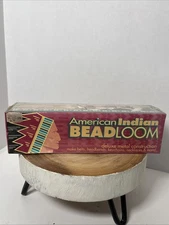 American Indian Bead Loom Kit PLUS Extra Beads & Cord Sewing Cross Stich